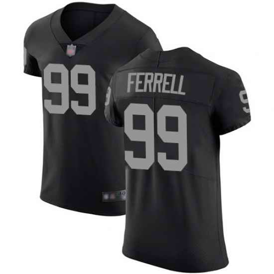 Raiders 99 Clelin Ferrell Black Team Color Men Stitched Football Vapor Untouchable Elite Jersey